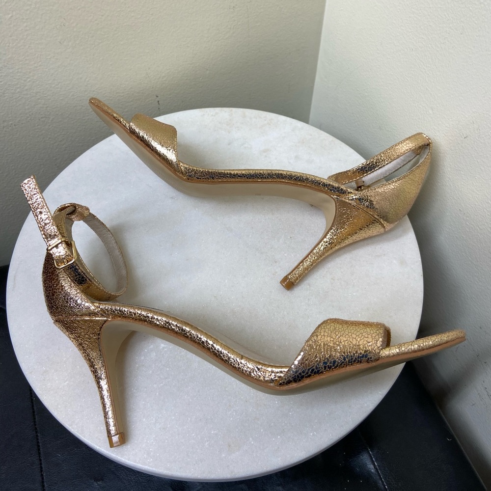 Steve Madden Rose Gold Sling Sillly Ankle Heels